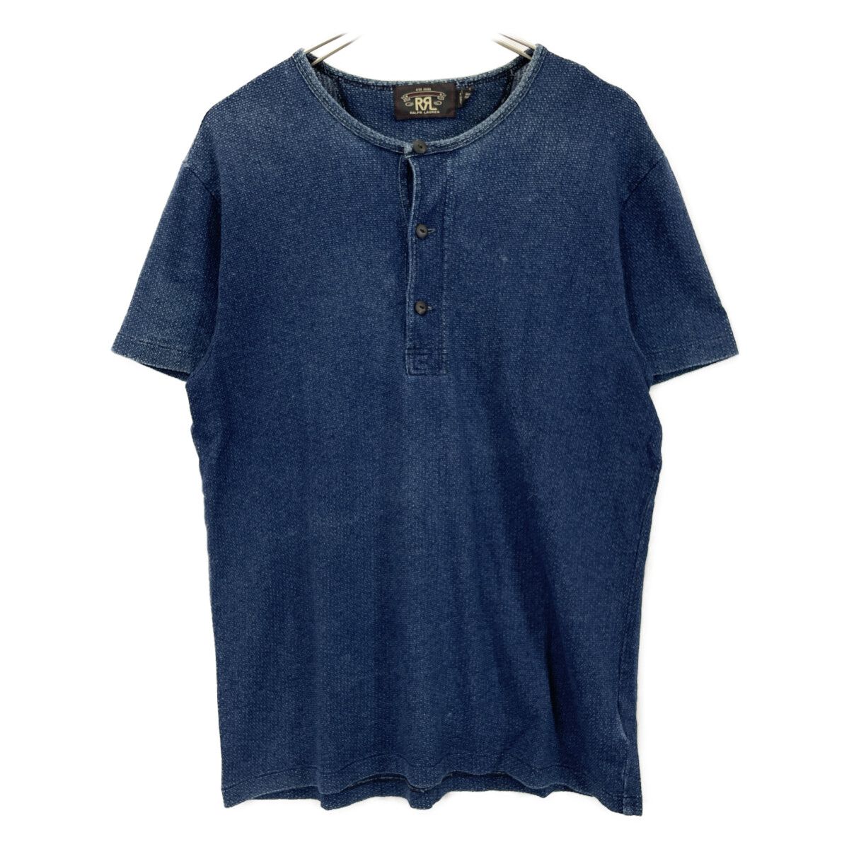 RRL ダブルアールエル ｲﾝﾃﾞｨｺﾞ ﾍﾝﾘｰﾈｯｸ ｶｯﾄｿｰ M - メルカリ