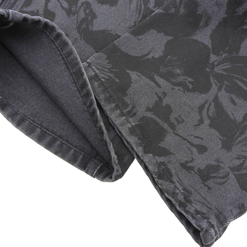 BALENCIAGA バレンシアガ フラワー総柄 ウォッシュ デニムパンツ  