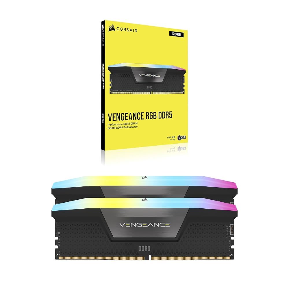 CORSAIR DDR5-6000MHz デスクトップPC用メモリ VENGEANCE RGB DDR5 