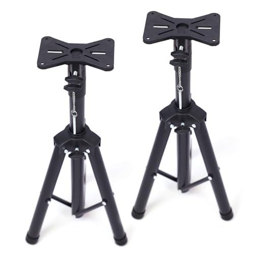 SALUDABLE スピーカースタンド 折りたたみ 高さ調節 60 120cm スピーカー台 2本組e b8f074f9