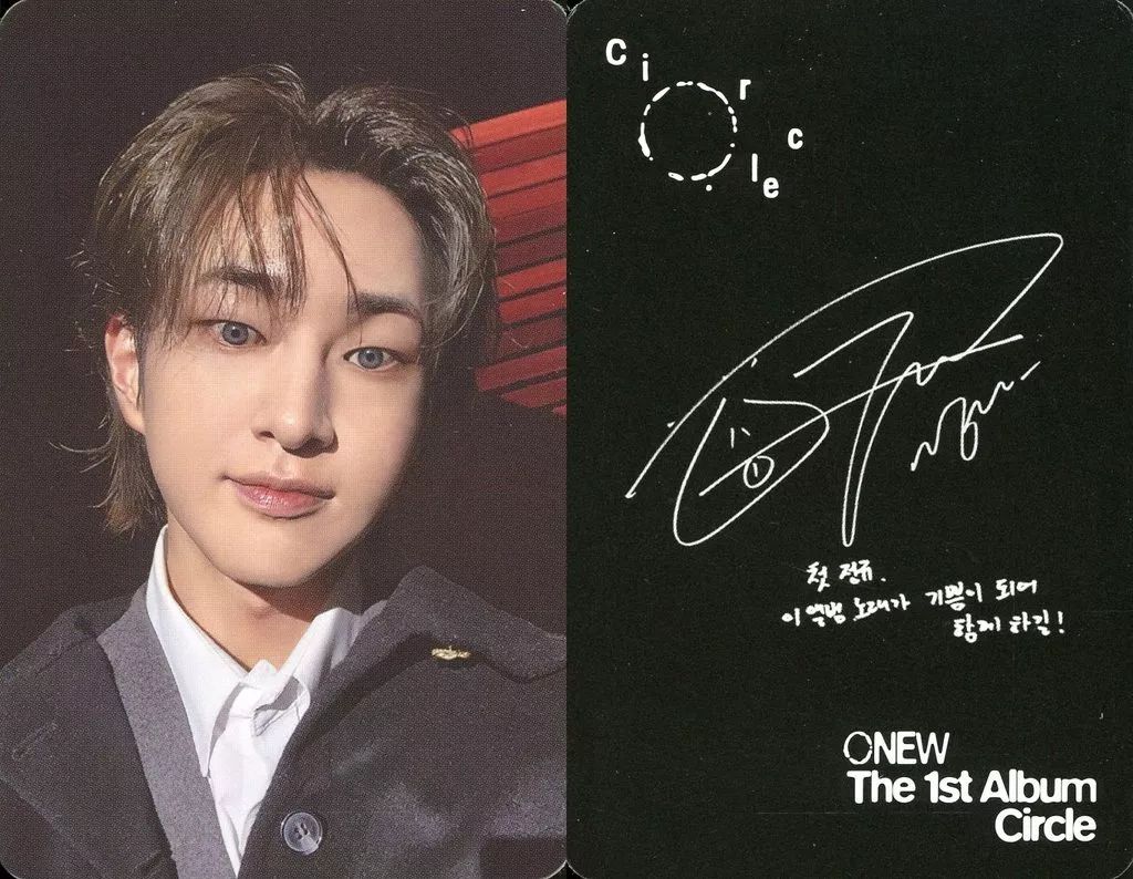 中古】コレクションカード(男性) SHINee/オニュ(ONEW)/裏面黒・印刷