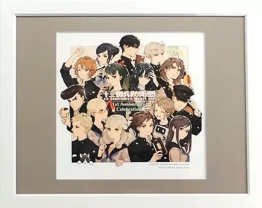 原画イラストボード 付属品付 十三機兵防衛圏 キャラファイングラフ