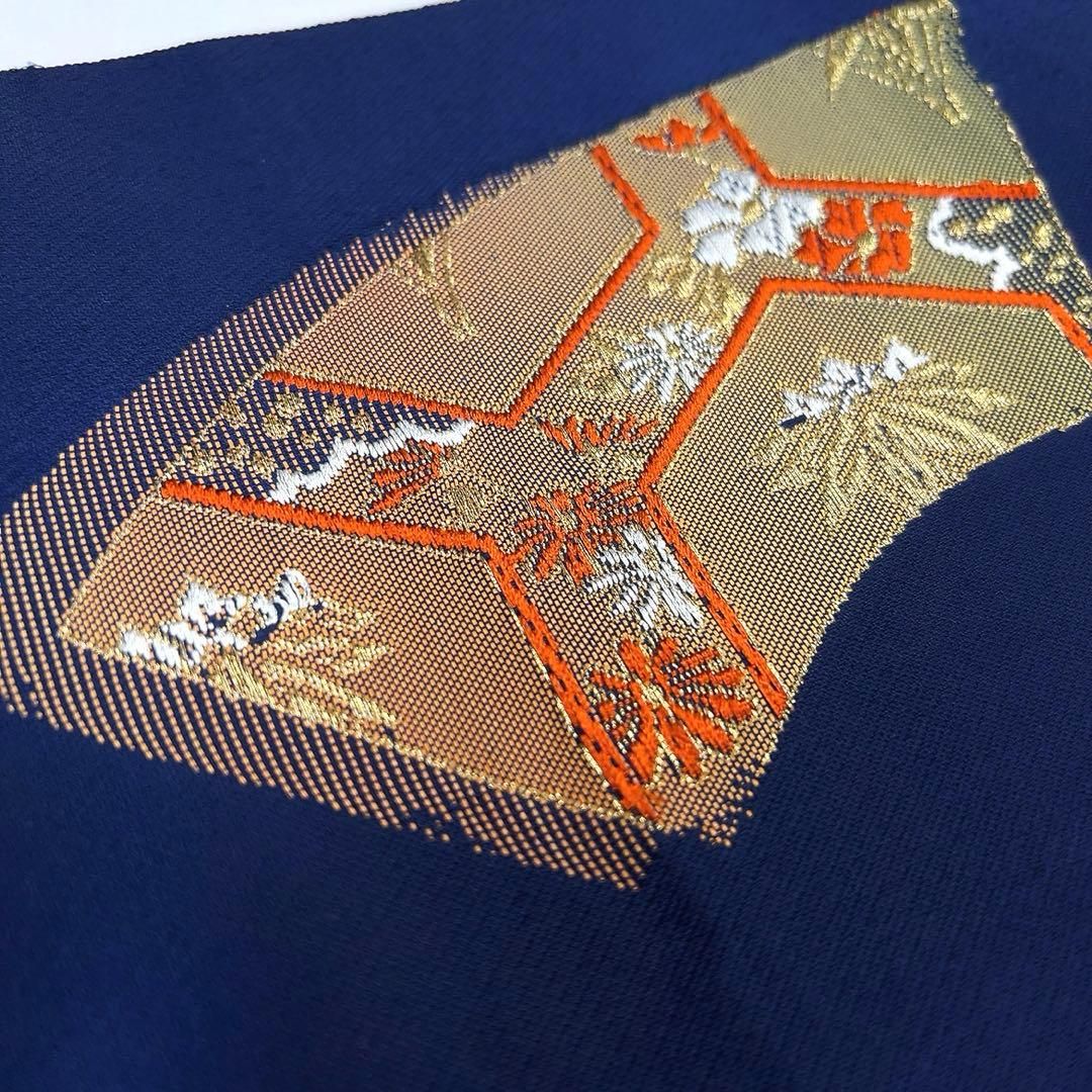 名古屋帯 扇 亀甲模様 菊花 桐の花 楓 牡丹 金糸 着物 081tz - メルカリ