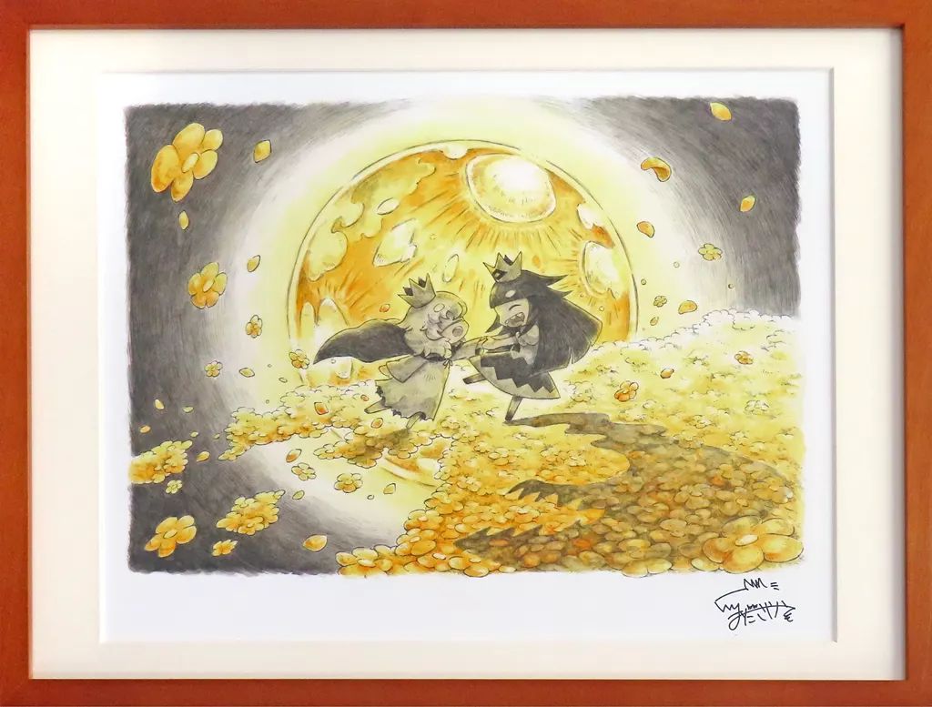 原画イラストボード 付属品付 嘘つき姫と盲目王子 複製原画