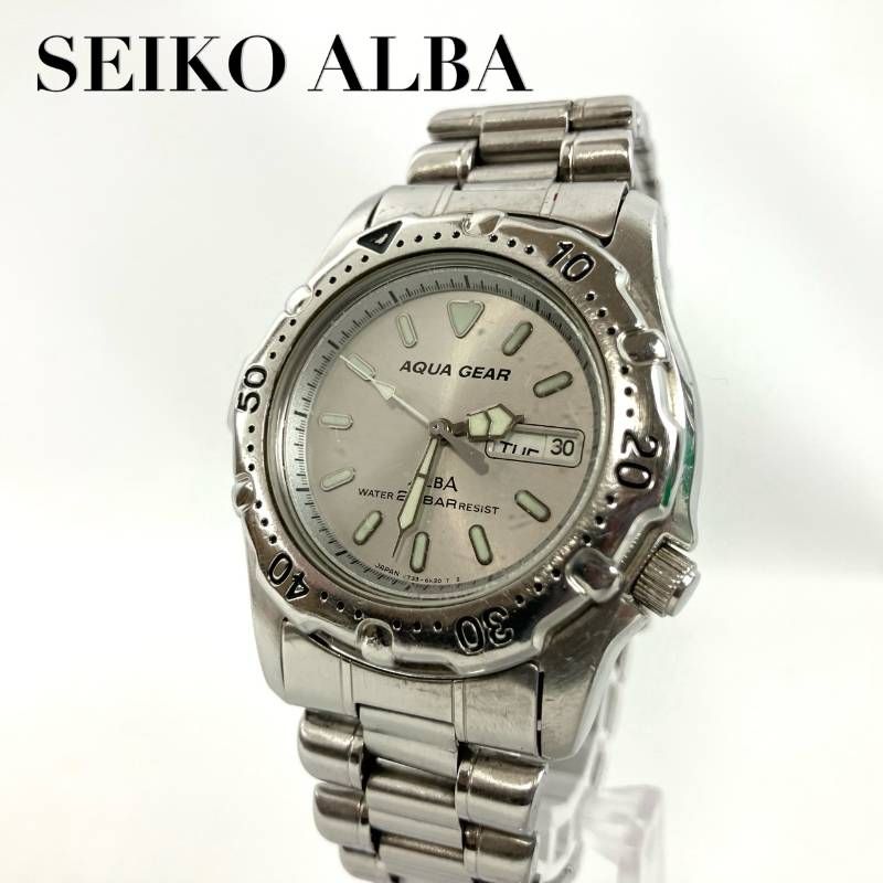 稼働品 新品電池交換済み SEIKO ALBA セイコーアルバ 腕時計 アナログ 