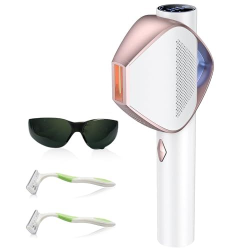 YUNDOO 家庭用脱毛 器 メンズ レディース 革新的なIGBT OPTテクノロジー＆サロン級IPL光脱毛器 VIO対応 無制限照射回数 19 8 J高出力 フラッシュ式脱 毛 無痛 レーザー脱 家庭用 だつもうき 手 60 b 507 4