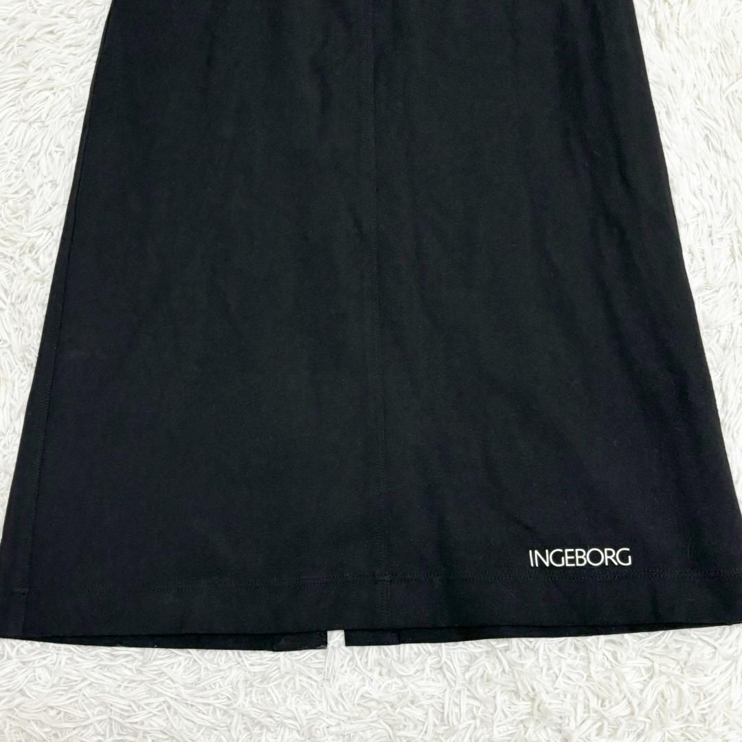伸縮性有 インゲボルグ INGEBORG ロングスカート S ブラック - メルカリ