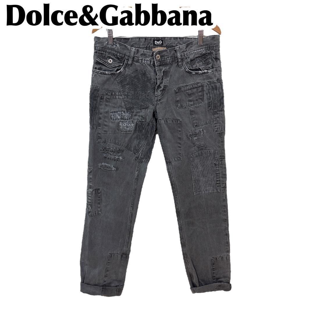 美品 ドルチェ＆ガッバーナ AW2011 GreyPatchworkPants - メルカリ