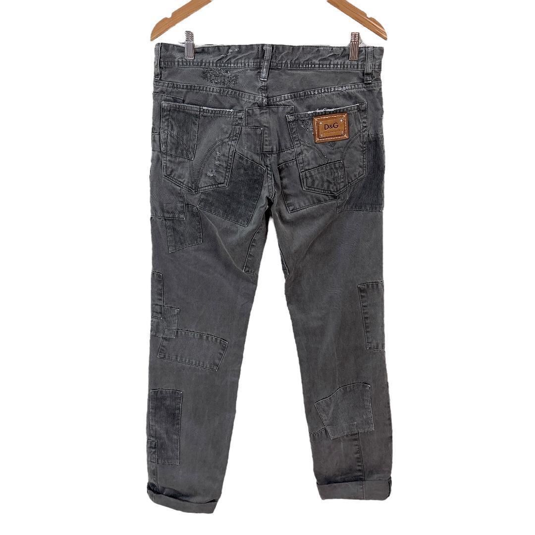 美品 ドルチェ＆ガッバーナ AW2011 GreyPatchworkPants - メルカリ