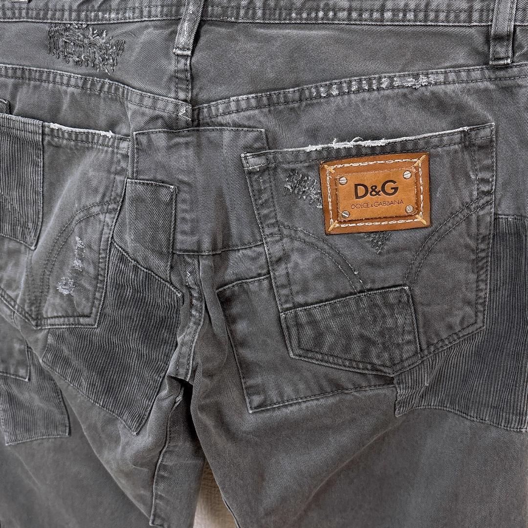 美品 ドルチェ＆ガッバーナ AW2011 GreyPatchworkPants - メルカリ