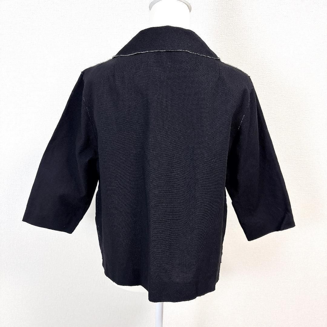 レディース 【美品】 MARNI ワイドジャケット ハーフコート 羊毛麻混 