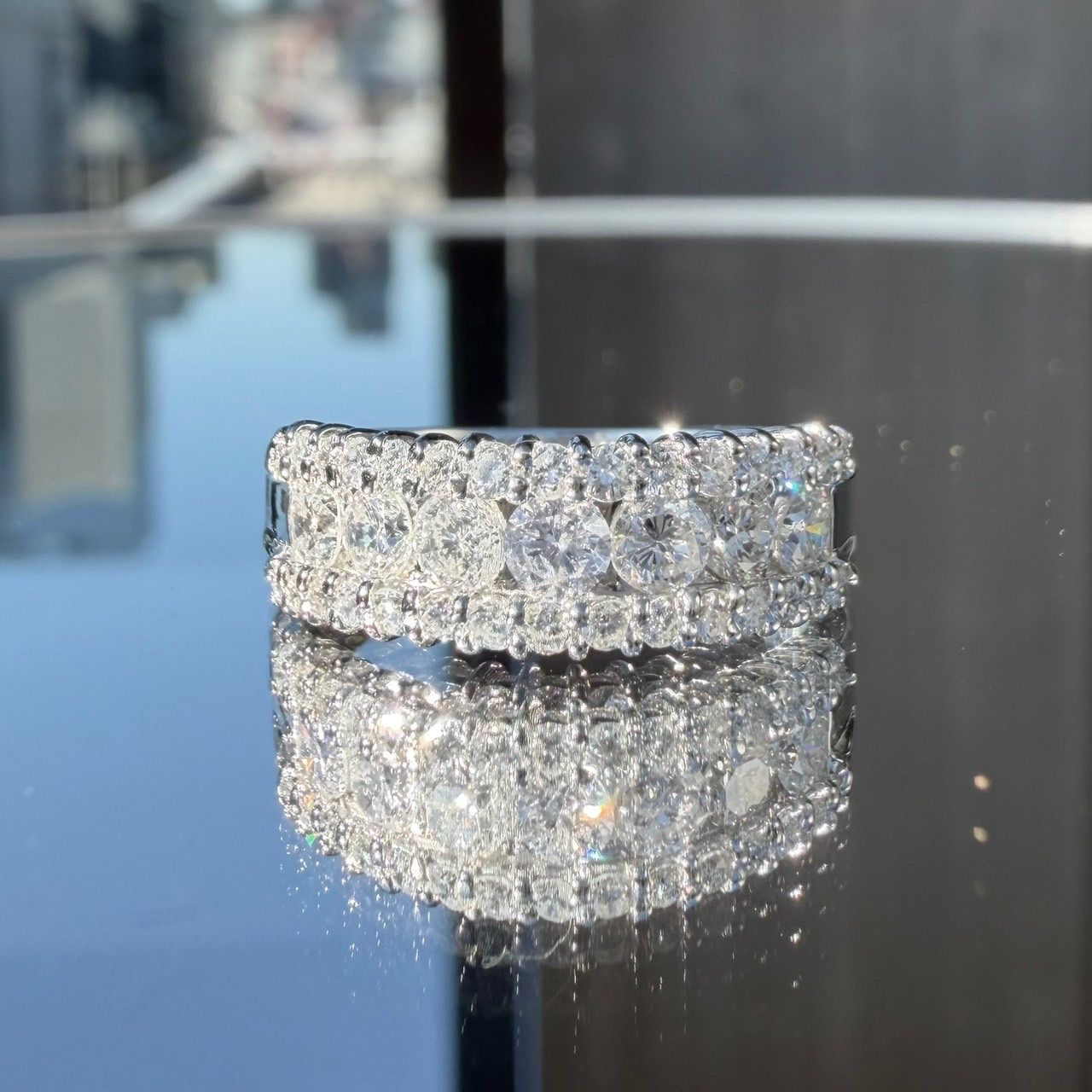 Pt900 天然ダイヤモンド 1.00ct リング - メルカリ