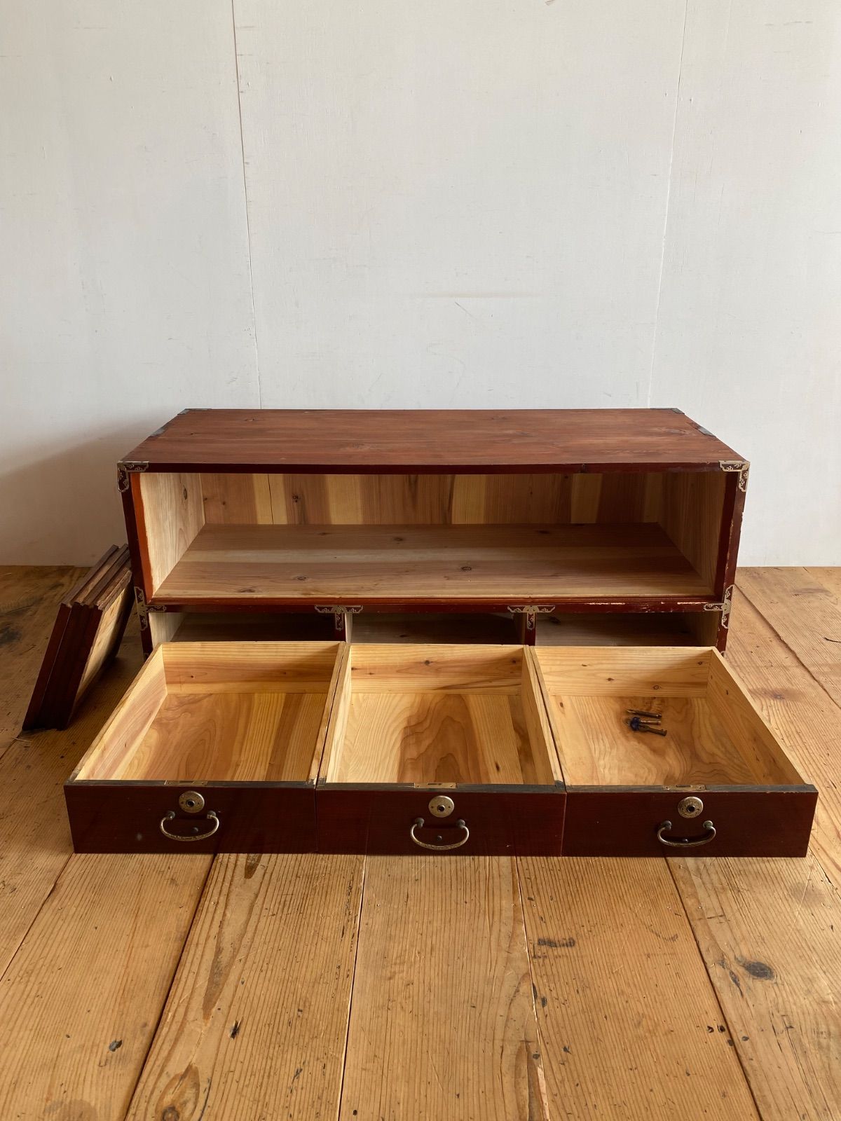 アンティーク チェスト 箪笥 ローボード テレビ台 昭和レトロ 古家具