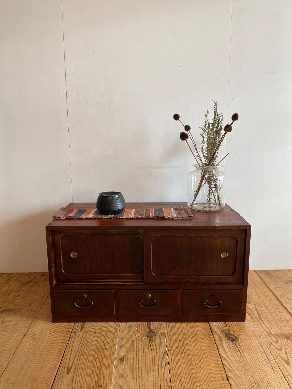 専用 アンティーク チェスト 箪笥 ローボード テレビ台 昭和レトロ z771 アンティーク チェスト 箪笥 ローボード テレビ台 昭和レトロ 古家具