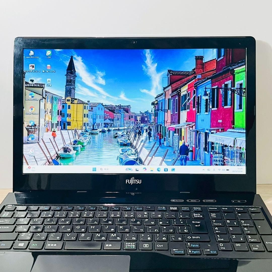 サクサク動作❤️Win11 SSD ノートパソコン ブルーレイ テンキー 8GB 動作快適❤️Win11 SSD ノートパソコン ブルーレイ オフィス テンキー