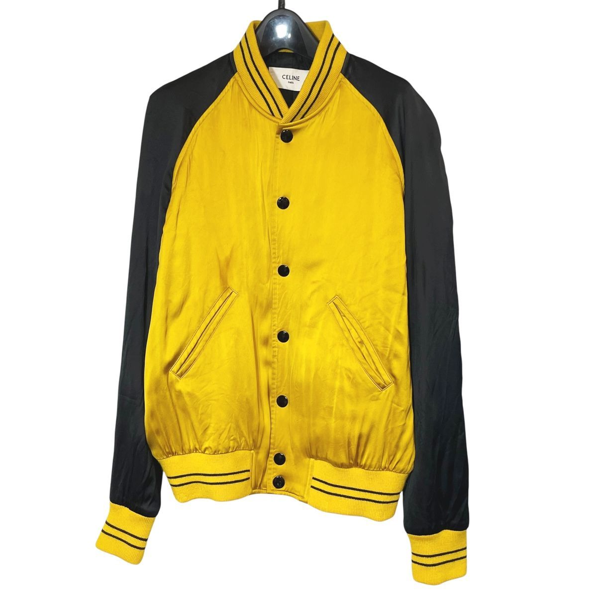 ジャケット・アウター CELINE Yellow Mohair Coat Jacket CELINE