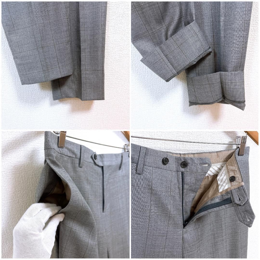 【美品】LARDINI メンズセットアップ 48 グレー ブロックチェック 美品】LARDINI メンズセットアップ 48 グレー ブロックチェック - メルカリ