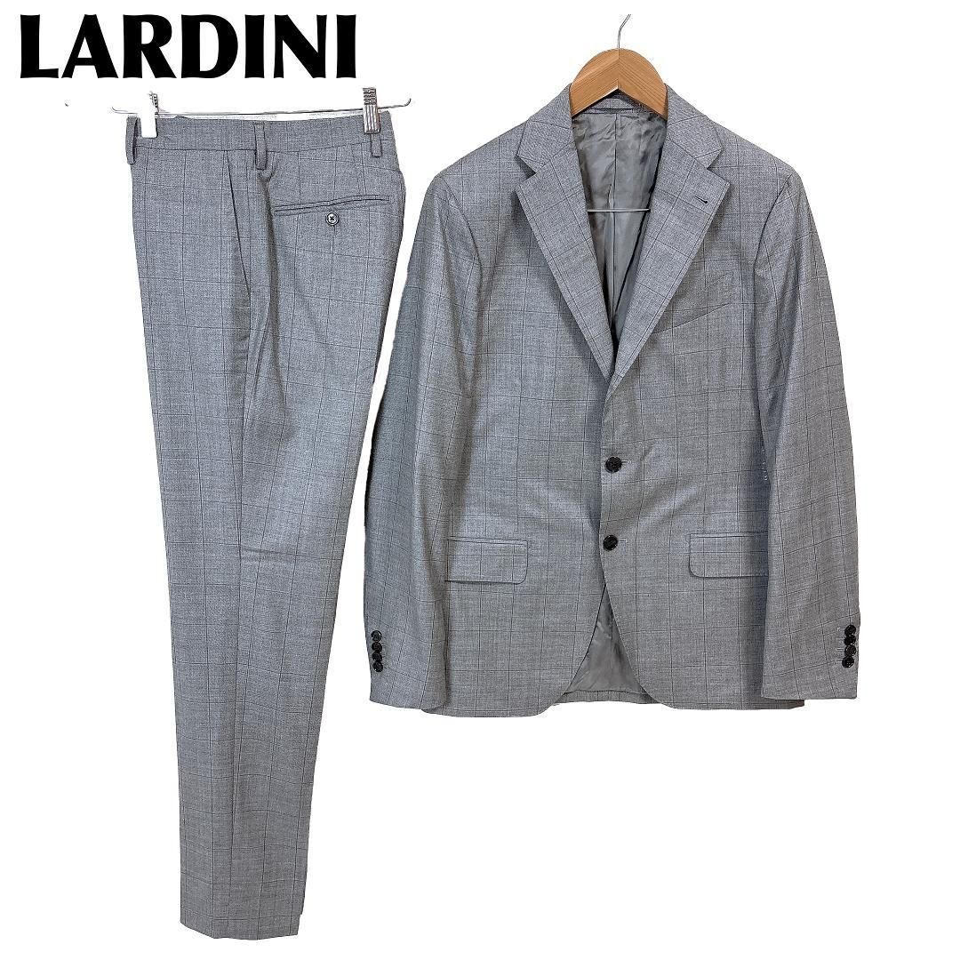 【美品】LARDINI メンズセットアップ 48 グレー ブロックチェック 美品】LARDINI メンズセットアップ 48 グレー ブロックチェック - メルカリ