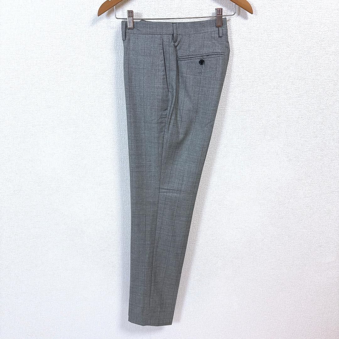 美品】LARDINI メンズセットアップ 48 グレー ブロックチェック - メルカリ