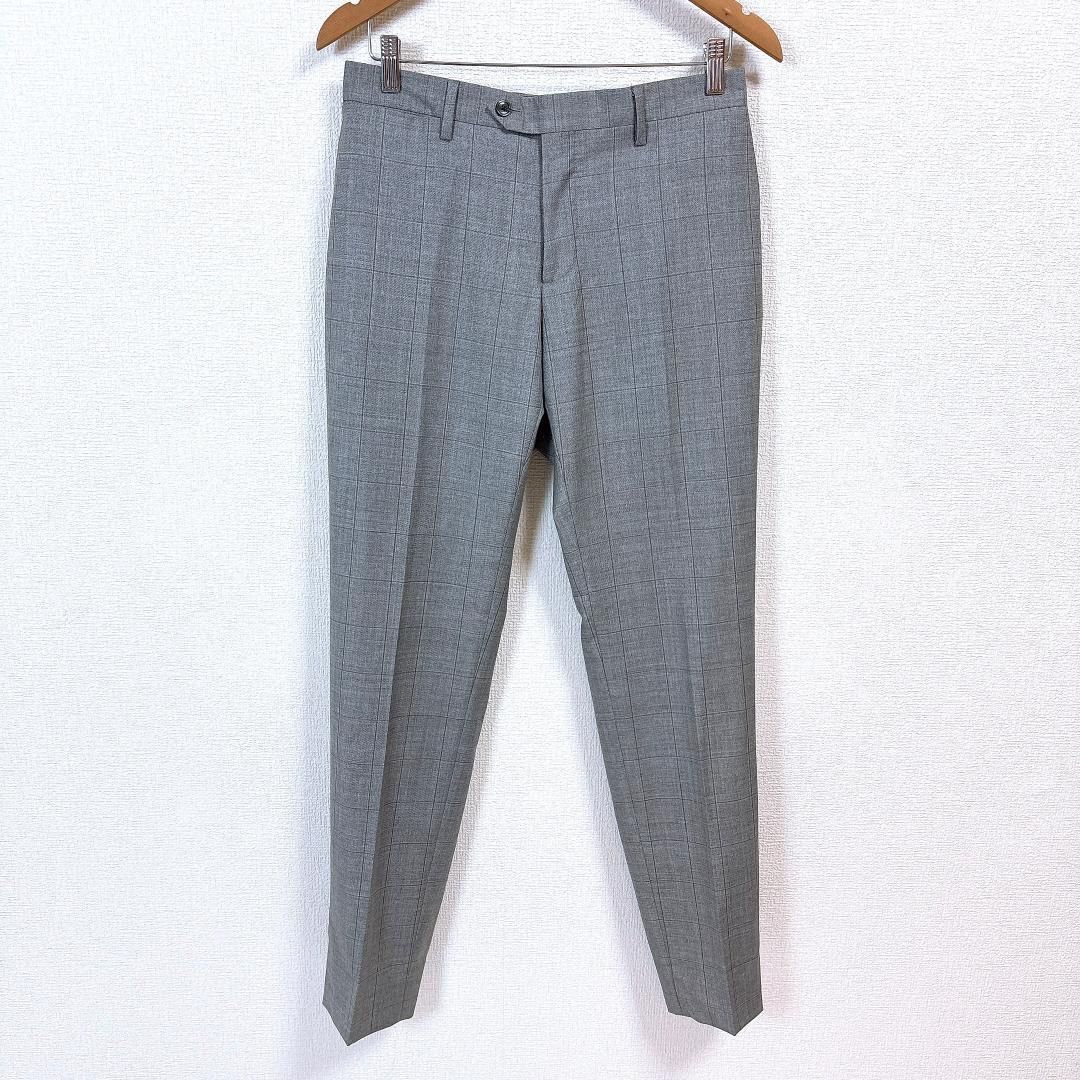 【美品】LARDINI メンズセットアップ 48 グレー ブロックチェック 美品】LARDINI メンズセットアップ 48 グレー ブロックチェック - メルカリ