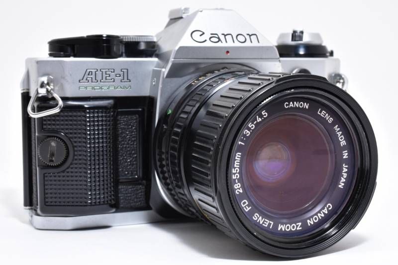 実用品】Canon キャノン AE-1 PROGRAM シルバー / new FD 28-55mm 3.5