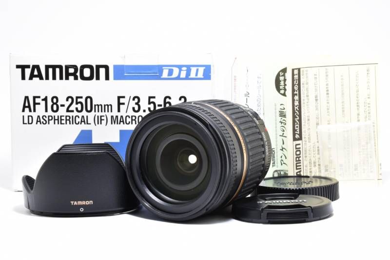 光学極上品 箱あり】TAMRON タムロン AF 18-250mm 3.5-6.3 Di II MACRO