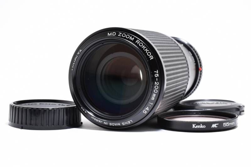 光学極上品】Minolta ミノルタ MD ZOOM ROKKOR 75-200mm 4.5 MFレンズ