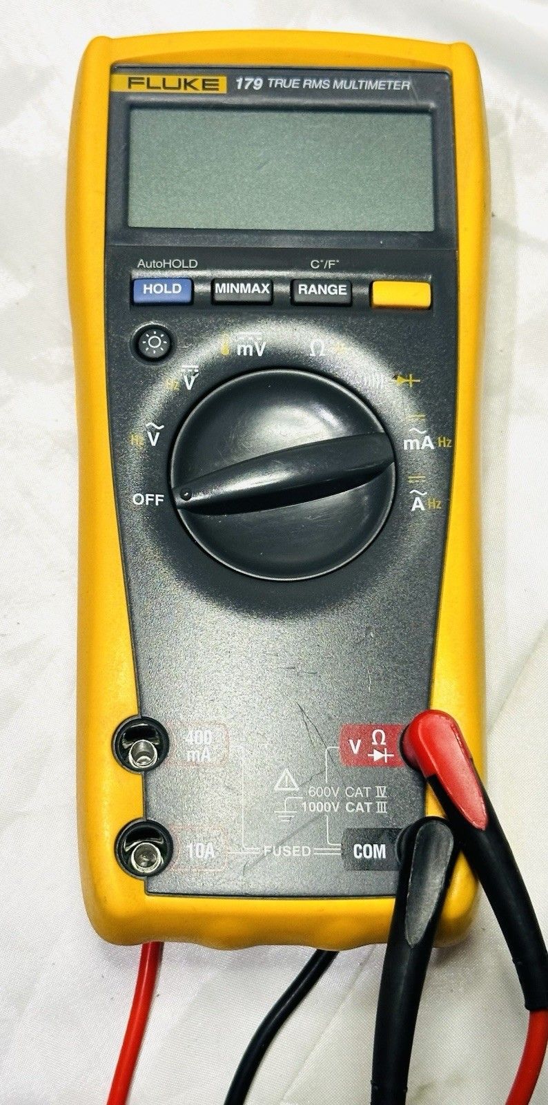 Fluke 179 True RMS Multimeter Leads Soft Case Excellent