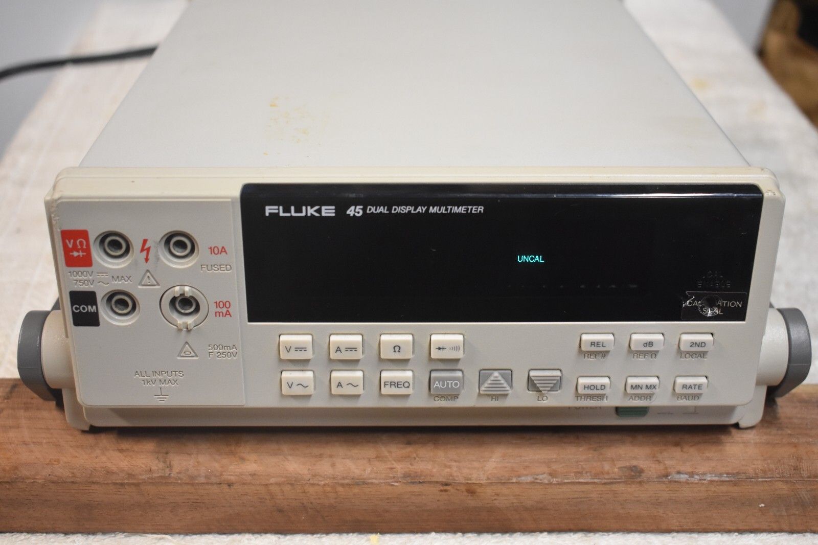 Fluke 45 Dual Display Digital Multimeter Error 7