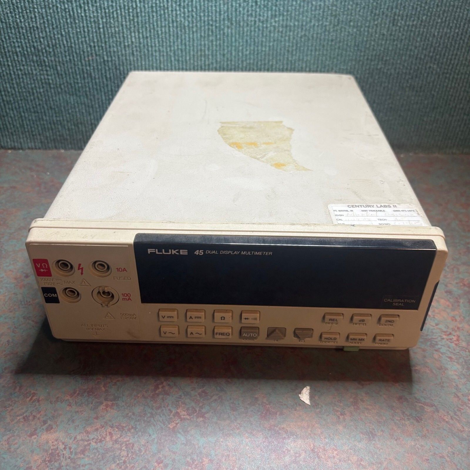 fluke 45 dual display multimeter