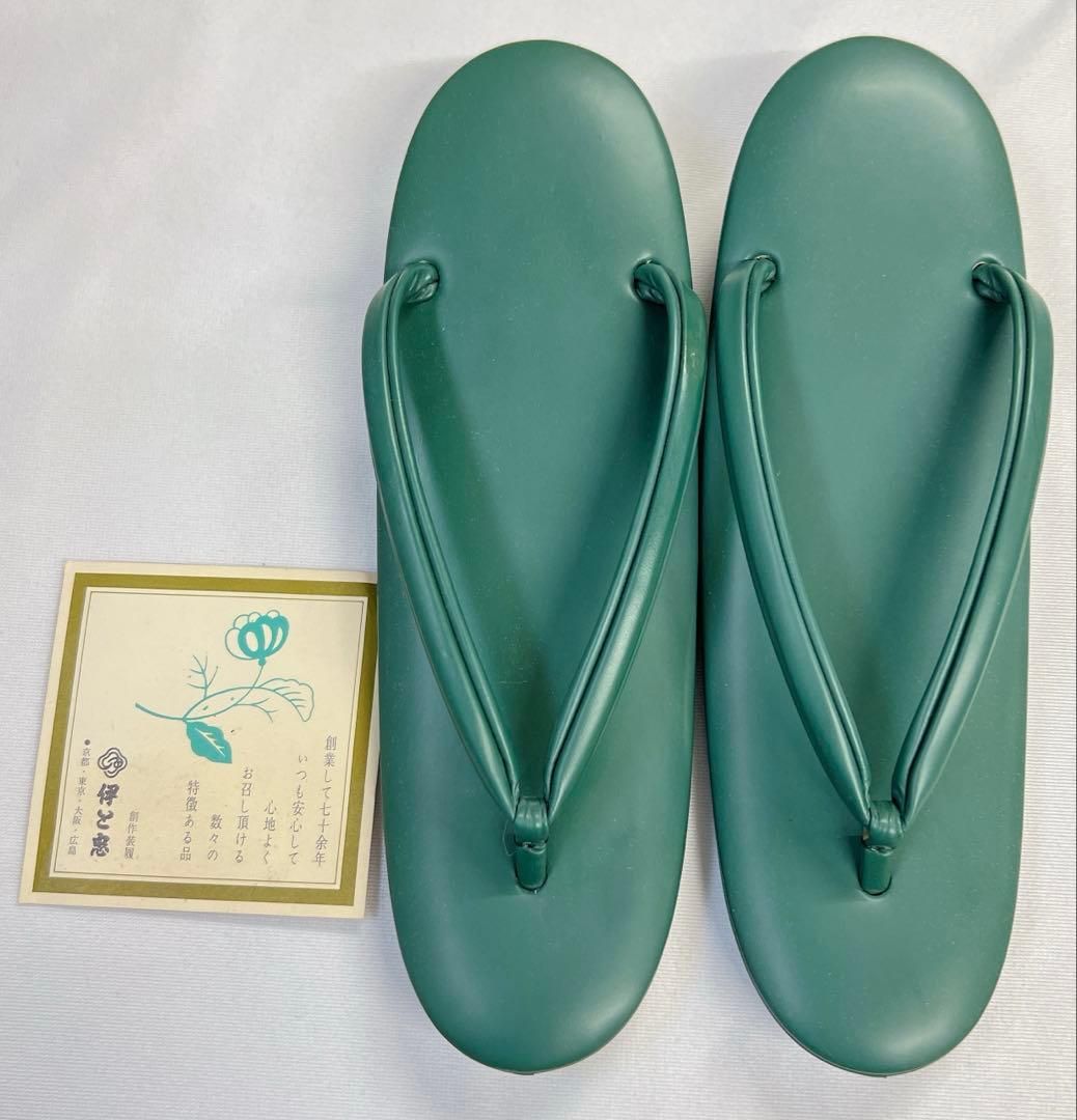 和装履物　下駄　草履　二枚歯　2点セット 未使用品　23cm 着物　072tz 和装履物 下駄 草履 二枚歯 2点セット 未使用品 23cm 着物 072tz