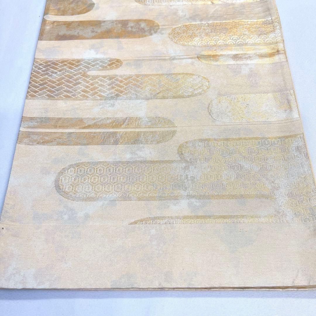 袋帯 正絹 絵霞 亀甲模様 青海波 檜垣 着物 071tz - メルカリ