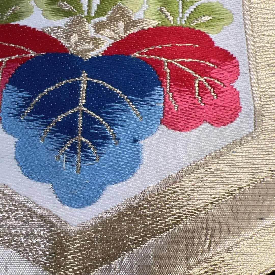 袋帯　金糸　正絹　桐の花　花紋　亀甲模様　菊花　着物　071tz 袋帯 金糸 正絹 桐の花 花紋 亀甲模様 菊花 着物 071tz 【公式通販】