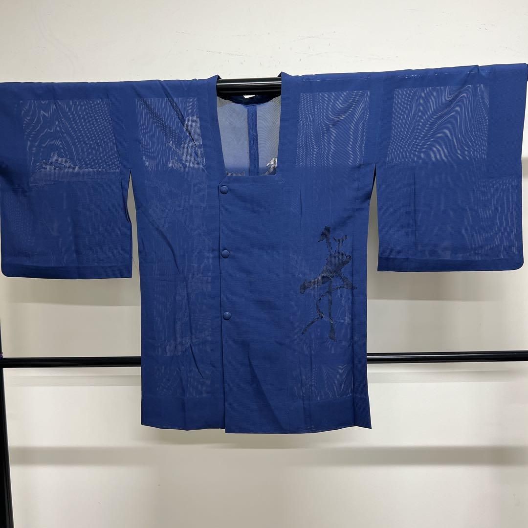 道行　正絹　絽　漢字模様　透かし　着物　064t 道行 正絹 絽 漢字模様 透かし 着物 064t 【公式通販】