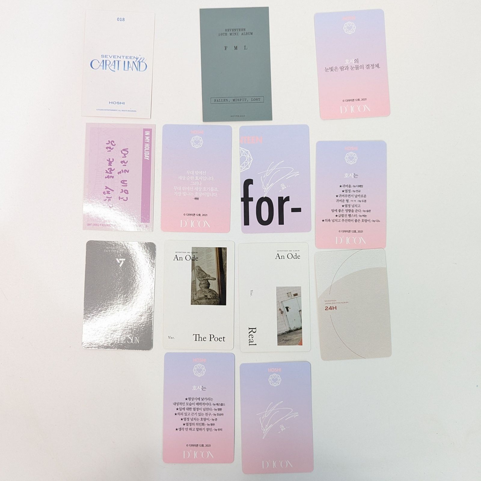 SEVENTEEN トレカ　ホシ SEVENTEEN ホシ トレカ 【公式通販】