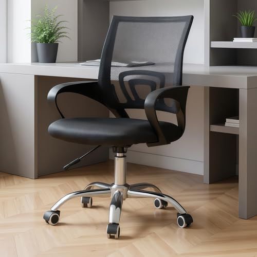 オフィスチェア デスクチェア 椅子 人間工学設計 メッシュ 360度回転 アームレスト ハイバック 無段階昇降 リクライニング 疲れない コンパクト m