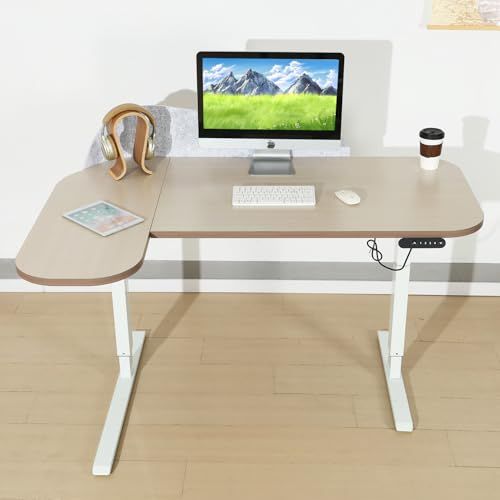 Radlove 昇降デスク L字 電動 パソコンデスク 幅150CM＊奥行き100CM