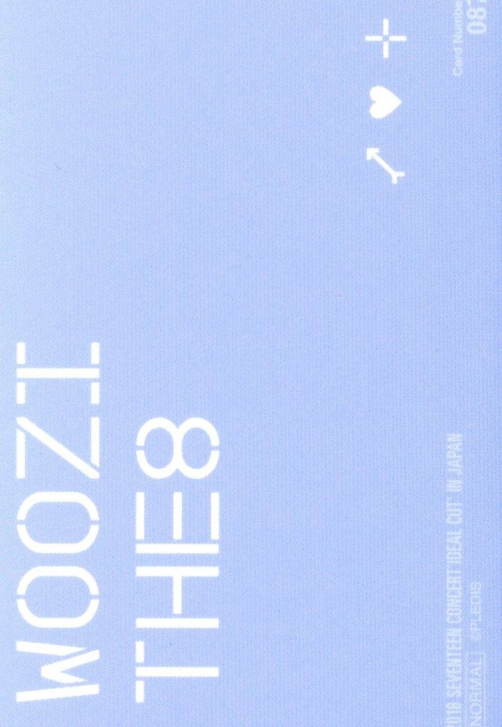 SEVENTEEN 2018 IDEAL CUT IN JAPAN WOOZI/THE8 トレーディングカード