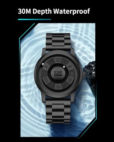 登場 マグネット浮遊ボール式腕時計 男性向け ブラックテク感 デザイン性と機能性が両立 2901 H 64 b 762 d 0