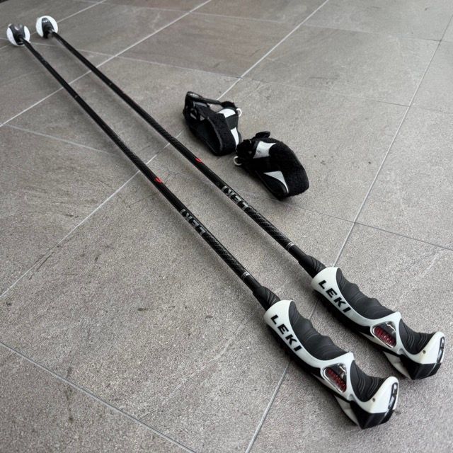 スキーストック 【中古】LEKI レキ TRIGGER S カーボン 115cm