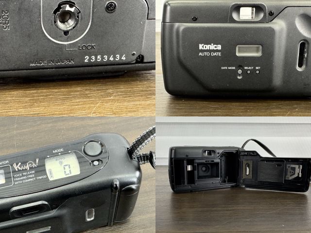 コンパクトフィルムカメラ【中古】動作保証 Konica KANPAI コニカ