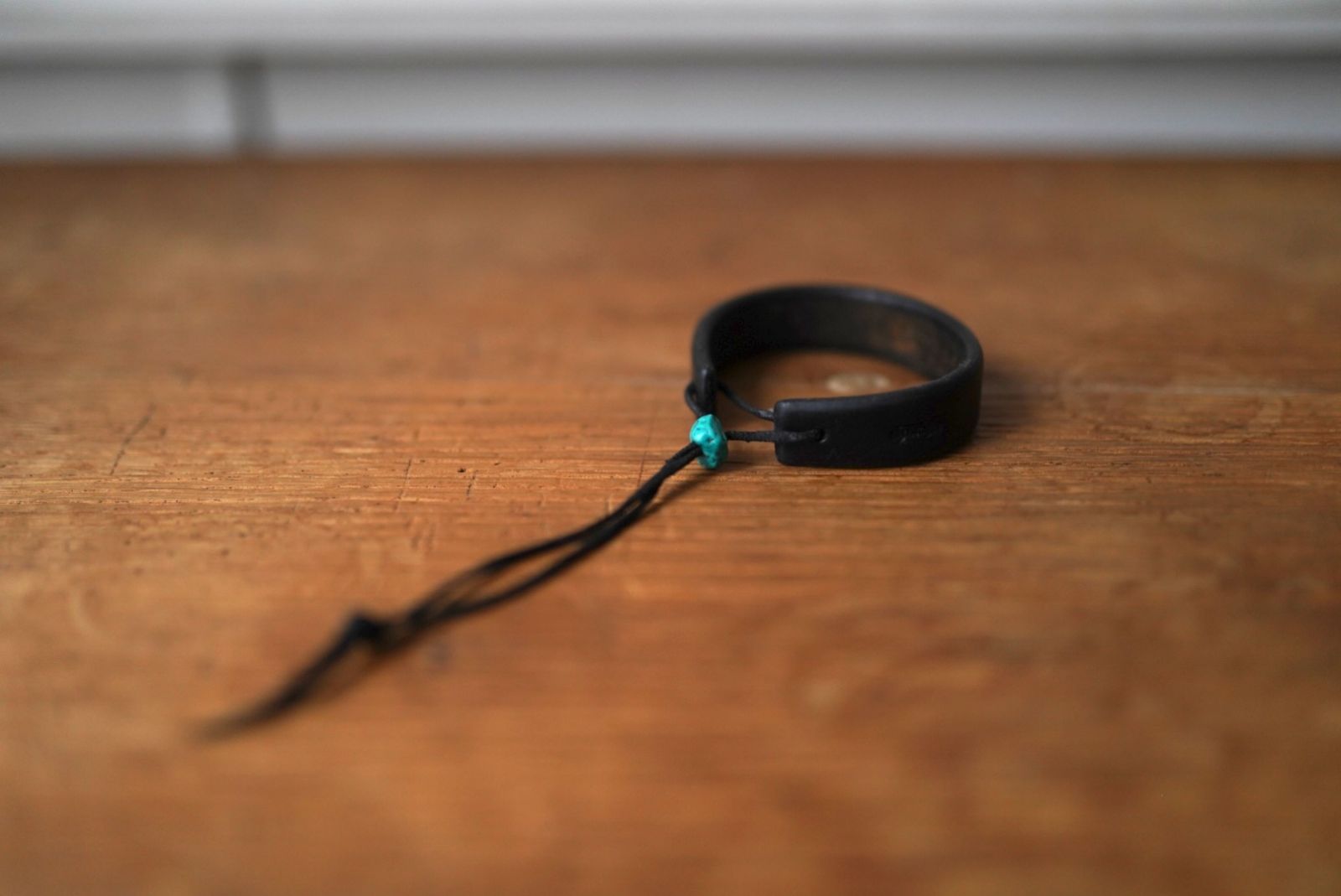 ゴローズ 黒 レザー バングル 金メタル goro's 金メタルつき