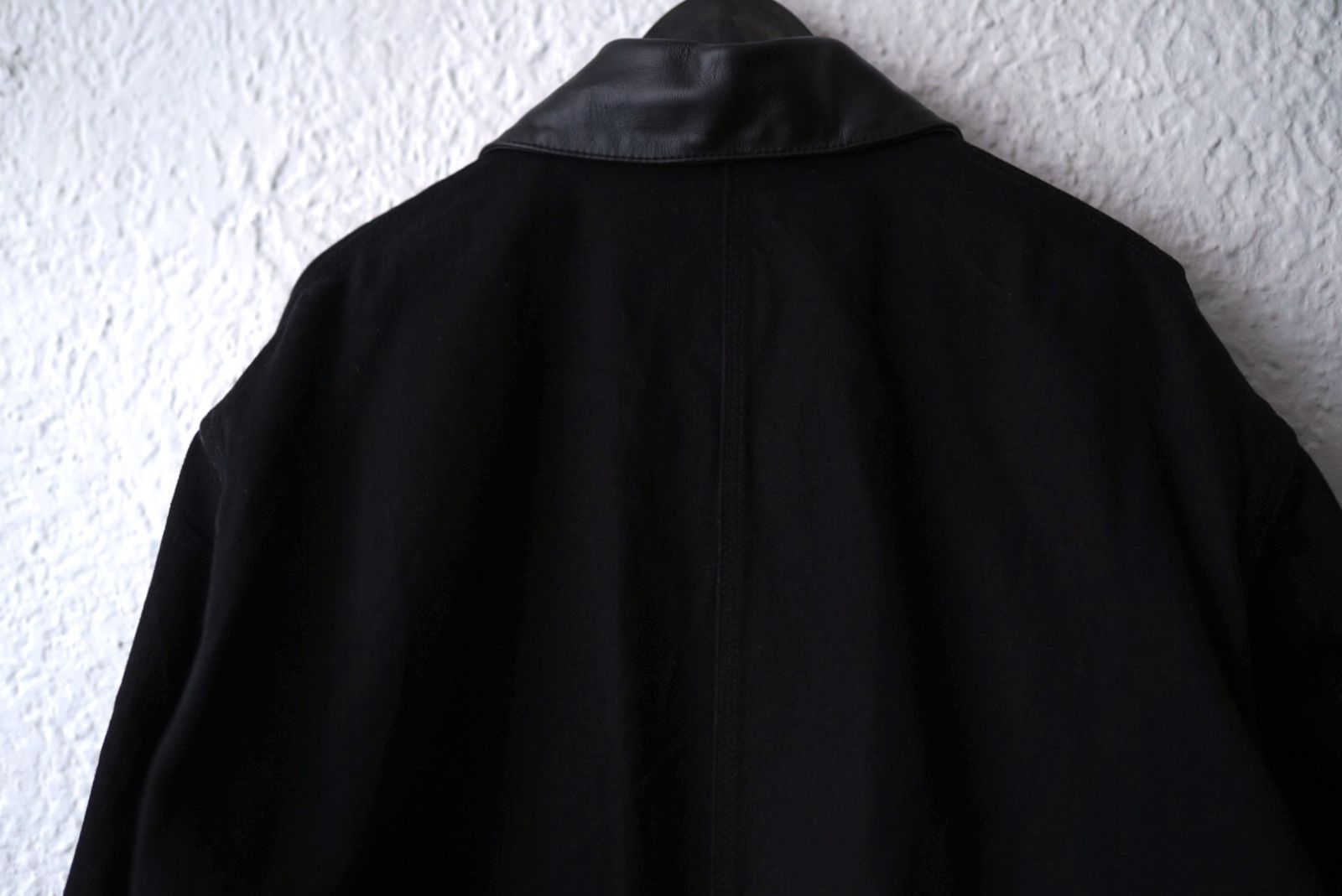 25SS 襟レザー切替デニムカバーオールジャケット / JIL SANDER(ジル