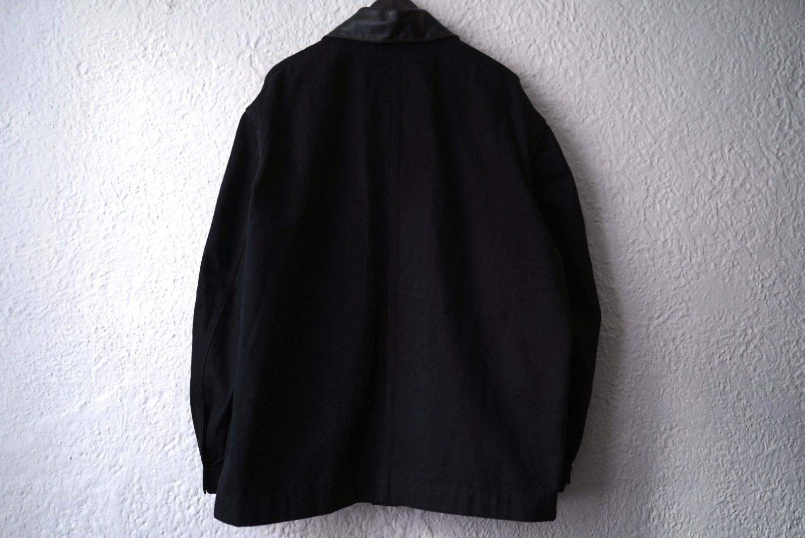 25SS 襟レザー切替デニムカバーオールジャケット / JIL SANDER(ジル