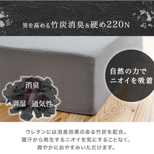  迅速に発送 タンスのゲン マットレス シングル 男の 純 高反発 R 厚み10 cm 高密度30 D 硬め220 N 三つ折り 竹炭 消臭 71664 cad 8 f 63 a その他 キッチン 食器