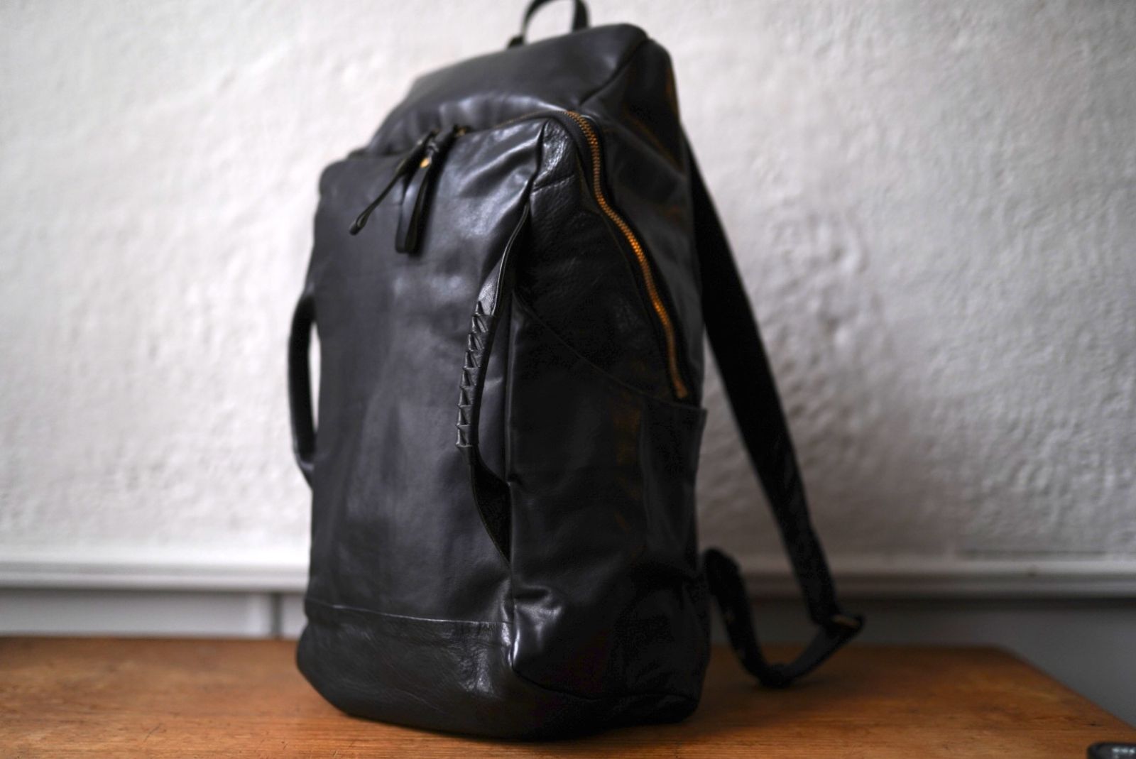 19AW Turtle Ruck レザーリュック / Cornelian Taurus(コーネリアン
