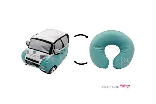 初音ミク 2 WAYネックピロー CANBUS 2025 ver ぬいぐるみ キャンバス 枕 ふわふわ 旅行 ドライブ カー用品po 7 c 314 cb 6