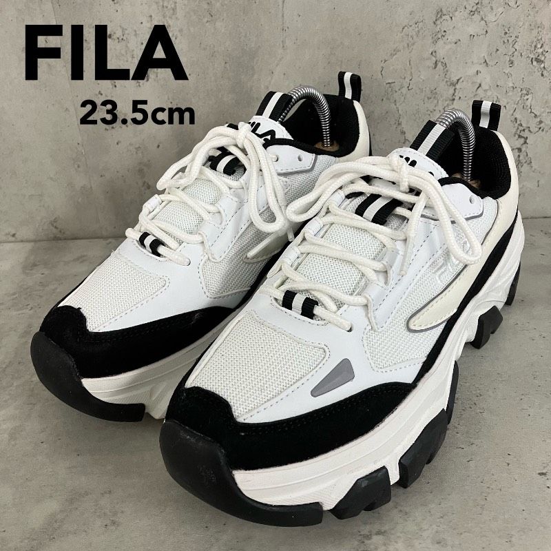 FILA フィラ ディスラプター 2 プレミアム 23.5cm FC-5239W WHT/BLK 