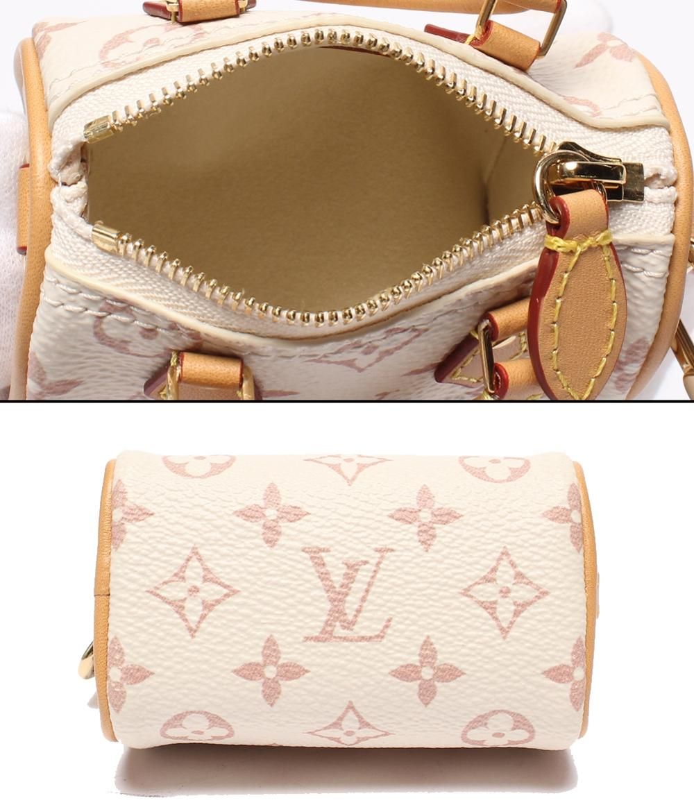 美品 ルイ・ヴィトン バッグチャーム マイクロ スピーディ モノグラム