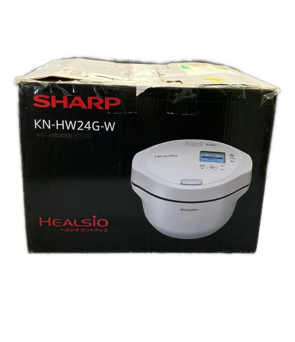 新品展示品 SHARP HEALSIO 水なし自動調理鍋 KN-HW24G-R シャープ 自動調理鍋ホットクック2.4L KN-HW24G — nmo